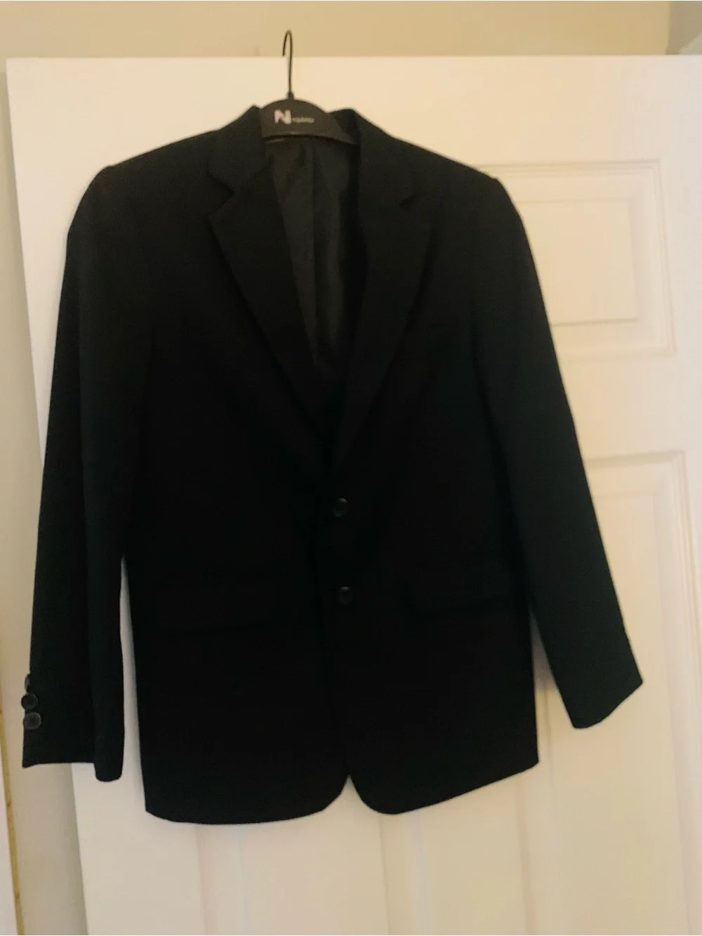 Van Heusen Black Two-Button Sport Coat Blazer